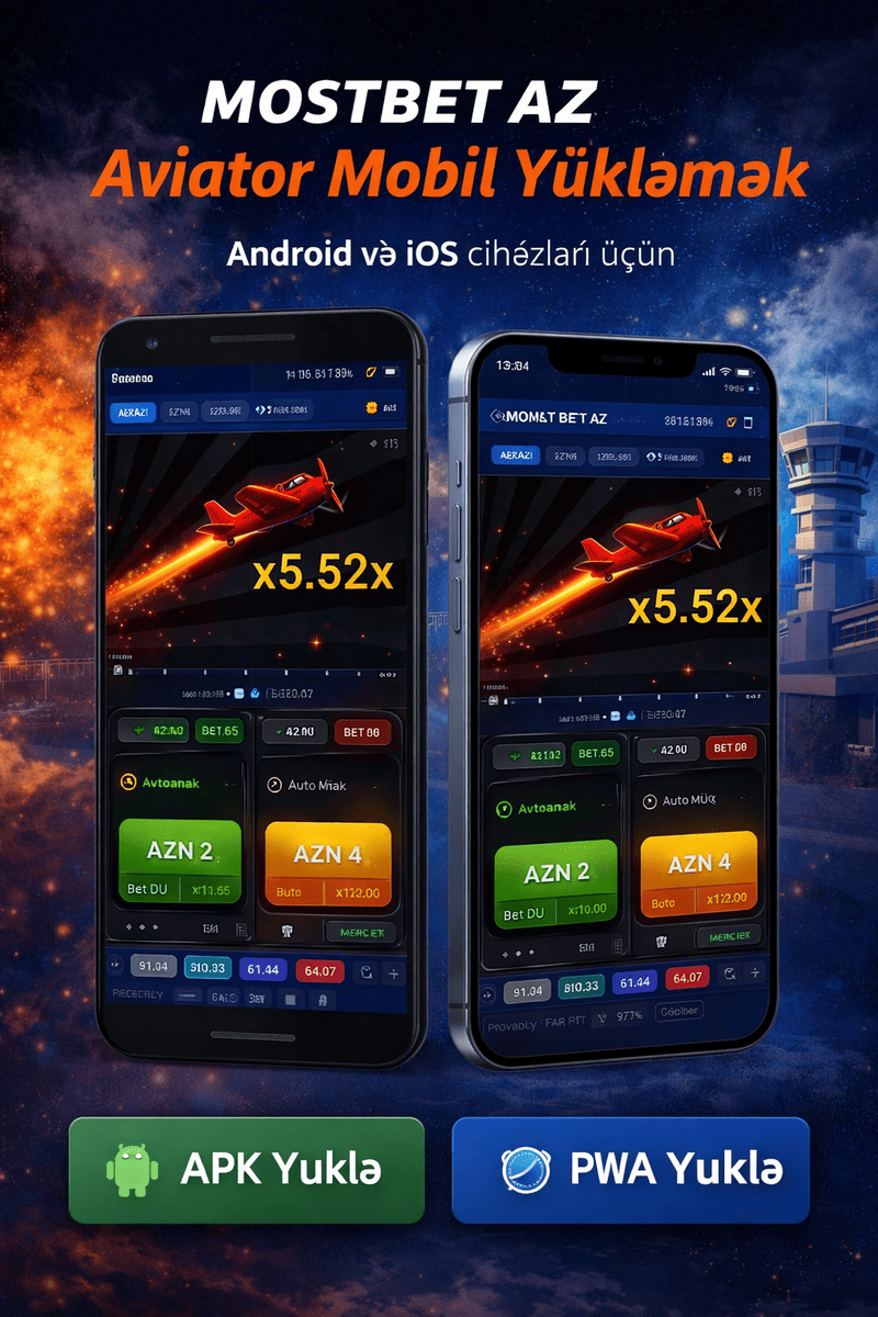 

Mostbet Aviator yukle mobil versiyada Mostbet AZ Aviator oyna və Mostbet Aviator giriş ekranı

